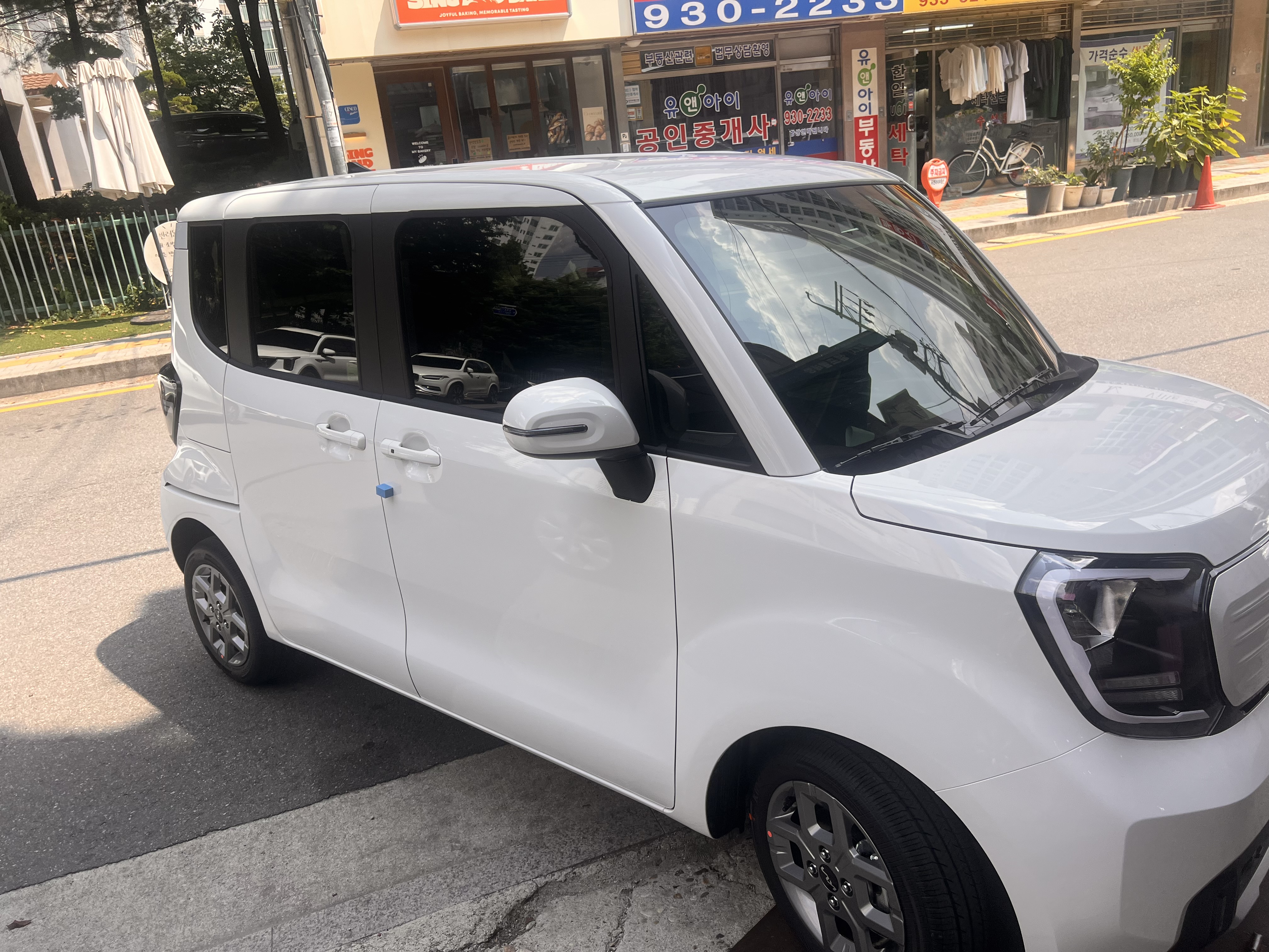 기아 레이 출고후기 옆면 사진