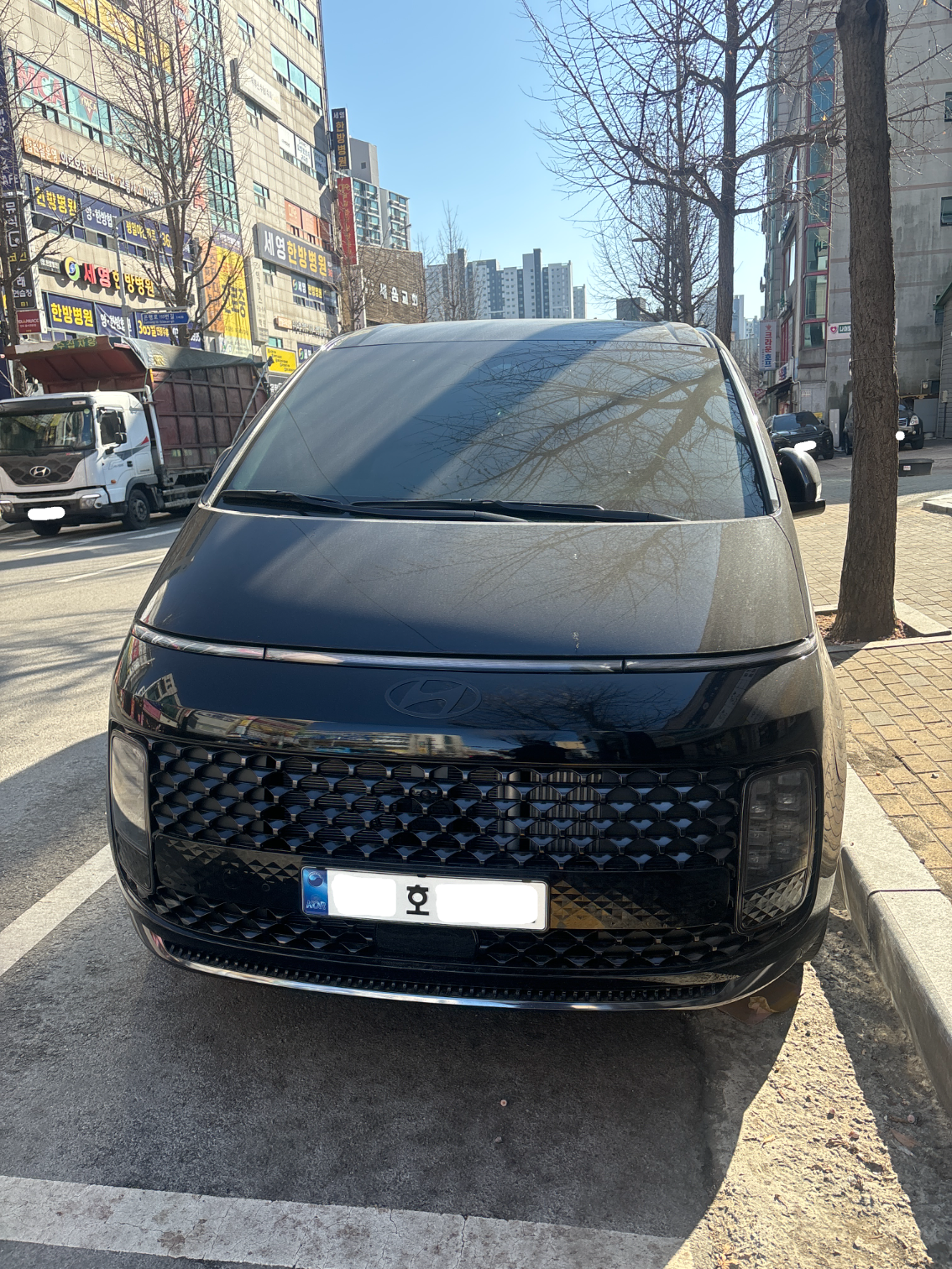 현대 스타리아 출고후기 전면 사진