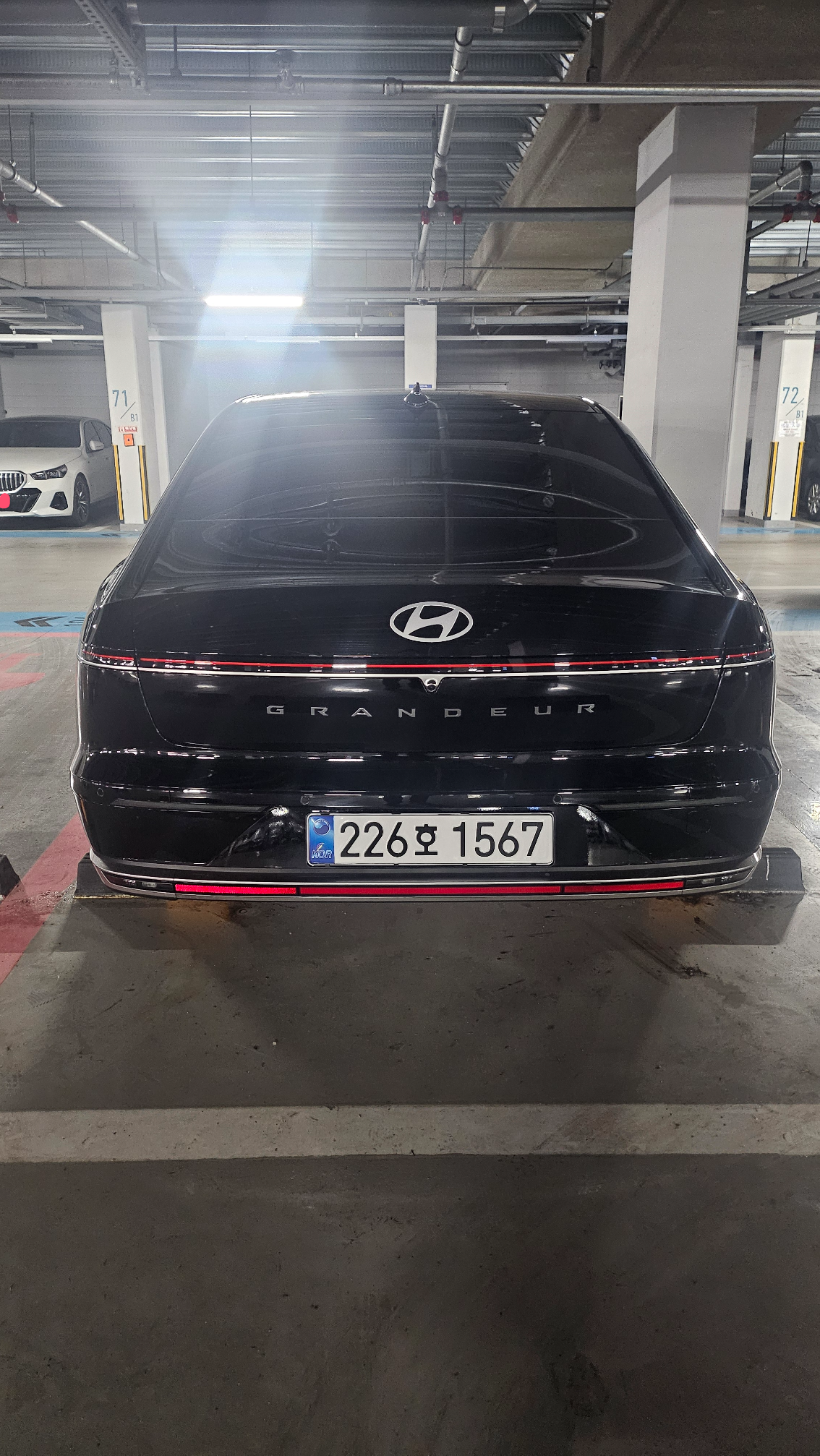 현대 쏘나타 디 엣지 출고후기 후면 사진
